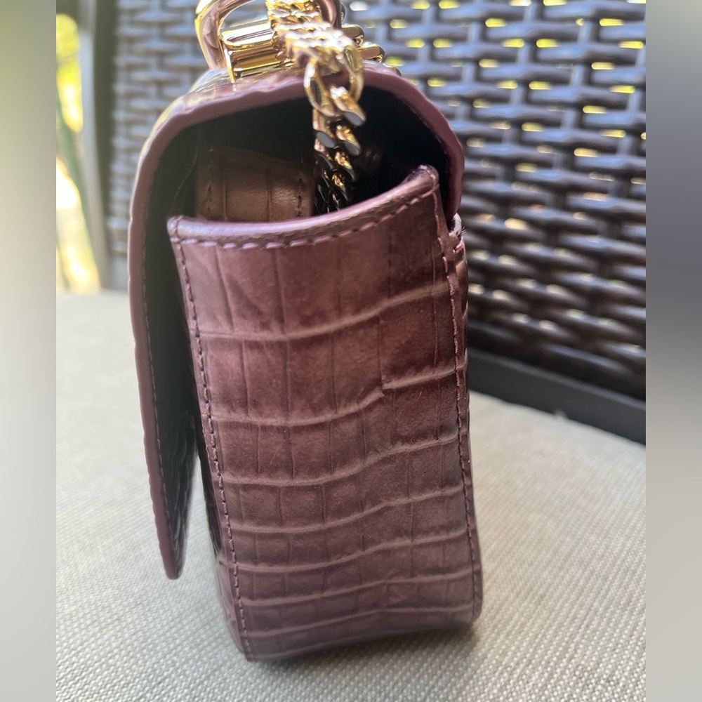 NWT Brahmin ROSA in MELLOW ROSE Convertible Chain & Leather Strap Bag - Picture 11 of 14
